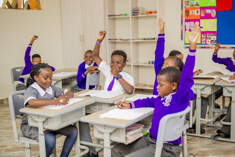 Learners in the Sayari School community
